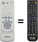 Telecomando equivalente Samsung DVD P-142