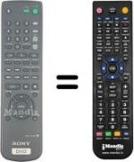 Telecomando equivalente Sony DVP-NS 400 D