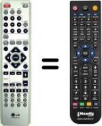 Telecomando equivalente LG LH-W 5200