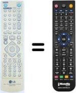 Telecomando equivalente LG RH-255