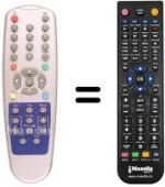 Telecomando equivalente Xsat FALCON 12 DTVA SECA MEDIAGUARD