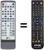 Telecomando equivalente LG FE-3500 WE