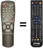 Telecomando equivalente Samsung DSR 9000