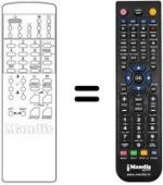 Telecomando equivalente DTT 2173 VF