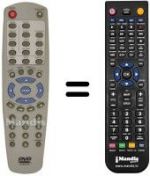 Telecomando equivalente NordMende DV 3151 SE