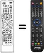 Telecomando equivalente LG DVD 4800
