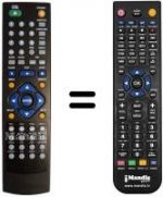 Telecomando equivalente MAJESTIC DVX 542