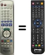 Telecomando equivalente Panasonic DMRE-X75 EB