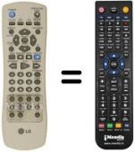 Telecomando equivalente Goldstar DVC 5930
