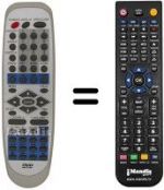 Telecomando equivalente Fenner DVD 20 C