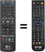 Telecomando equivalente LG DVT 699 H