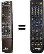 Telecomando equivalente LG RH-298 H