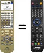 Telecomando equivalente JVC XV 2EU