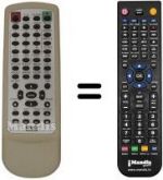 Telecomando equivalente Medion MD 42072