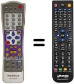 Telecomando equivalente Strong SRT 1500 DVD