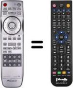 Telecomando equivalente Pioneer DV 668AV