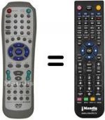 Telecomando equivalente Lenoir DVX 58