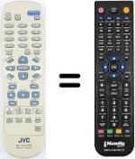 Telecomando equivalente JVC XV-33