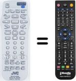 Telecomando equivalente JVC XV-N342S