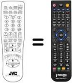 Telecomando equivalente JVC XV-521BK