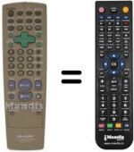 Telecomando equivalente Sharp DV 720 S