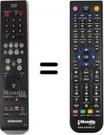 Telecomando equivalente Samsung BD P-2500