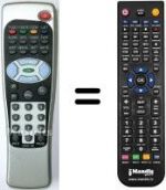 Telecomando equivalente Silvercrest SL 65 (ver. 2)
