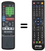 Telecomando equivalente MAESTRO SR 7000 MKII