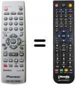 Telecomando equivalente Pioneer DVR 230 S