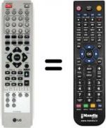 Telecomando equivalente LG LH-W 250 SC