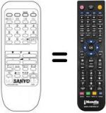 Telecomando equivalente Sanyo 28B3