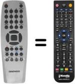 Telecomando equivalente Daewoo ST240