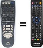 Telecomando equivalente JVC HR-VP790U