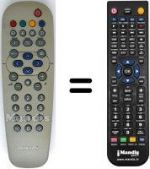 Telecomando equivalente Philips 15PT1767-01