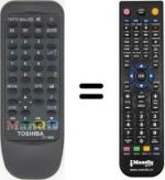 Telecomando equivalente Toshiba CT-9859