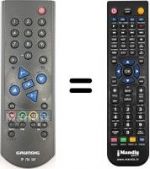 Telecomando equivalente Grundig DTR6000S