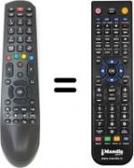 Telecomando equivalente Telefunken TE20265B30C10ELED