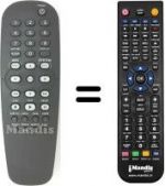 Telecomando equivalente Philips 21PT5407 / 01