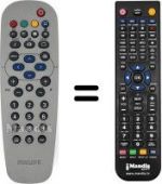 Telecomando equivalente Philips 20PF4110 / 01