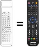 Telecomando equivalente Audiosonic KT8875