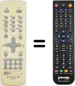 Telecomando equivalente Daewoo DTX21G2