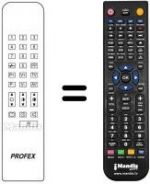 Telecomando equivalente Profex CTV5520VT