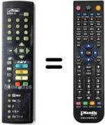 Telecomando equivalente Metz 63TB72100MT