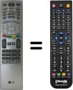 Telecomando equivalente LG 27LZ5RV
