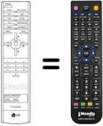 Telecomando equivalente LG MW30LZ10