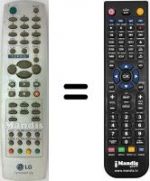 Telecomando equivalente LG 6710V00112E