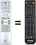 Telecomando equivalente LG 42PX3