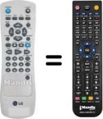Telecomando equivalente LG LV2283