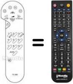 Telecomando equivalente REMCON753