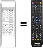 Telecomando equivalente QUELLE REMCON057